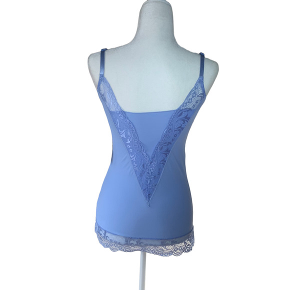Rhonda Shear Camisole Lace Shaper Lingerie in Blue - Woman's Large NWT - Picture 2 of 14